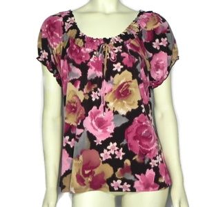 Claudia Richard Peasant Top Blouse